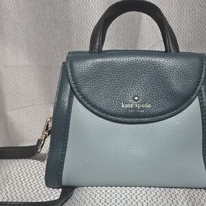 kate spade Two-Tone Teal Mini Satchel